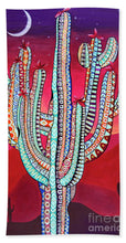 Load image into Gallery viewer, Saguaro Sunset - Beach Towel