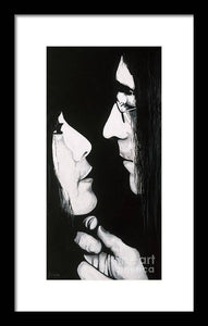 Lennon and Yoko - Framed Print