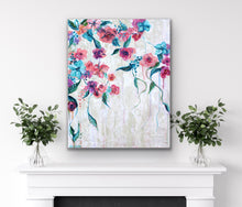 Load image into Gallery viewer, Delicately Divine - Abstract  impressionist Floral original painting
