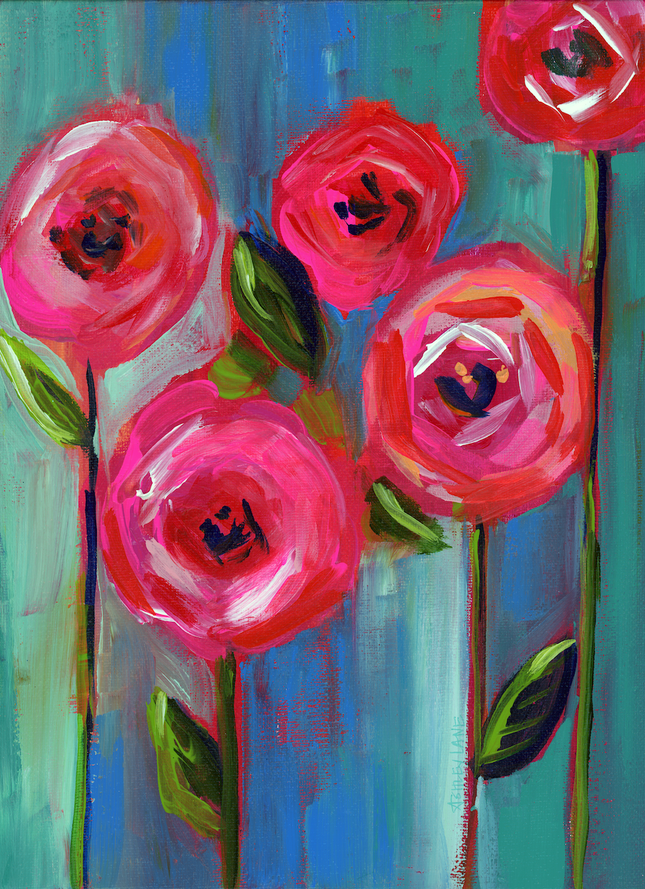 Poppies in Pink