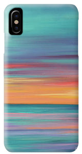 Abundance blue and orange ocean sunset - Phone Case