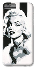 Load image into Gallery viewer, Black and White Marilyn - Phone Case