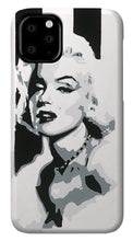 Load image into Gallery viewer, Black and White Marilyn - Phone Case