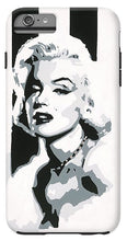Load image into Gallery viewer, Black and White Marilyn - Phone Case