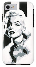 Load image into Gallery viewer, Black and White Marilyn - Phone Case