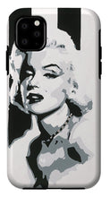 Load image into Gallery viewer, Black and White Marilyn - Phone Case