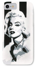 Load image into Gallery viewer, Black and White Marilyn - Phone Case