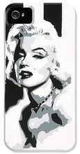 Load image into Gallery viewer, Black and White Marilyn - Phone Case
