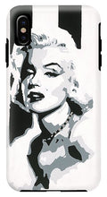 Load image into Gallery viewer, Black and White Marilyn - Phone Case