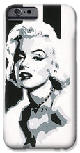 Load image into Gallery viewer, Black and White Marilyn - Phone Case