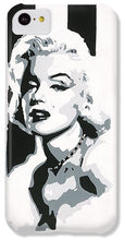 Load image into Gallery viewer, Black and White Marilyn - Phone Case