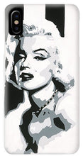 Load image into Gallery viewer, Black and White Marilyn - Phone Case