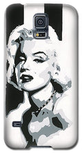 Load image into Gallery viewer, Black and White Marilyn - Phone Case