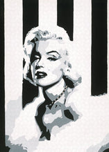 Load image into Gallery viewer, Black and White Marilyn - Puzzle