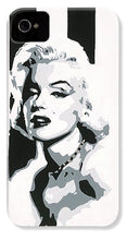 Load image into Gallery viewer, Black and White Marilyn - Phone Case