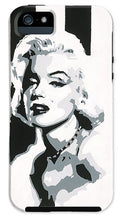 Load image into Gallery viewer, Black and White Marilyn - Phone Case