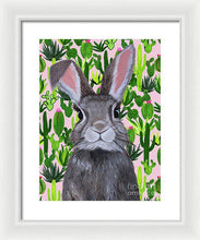 Load image into Gallery viewer, Cacti Cotton Tail  - Framed Print
