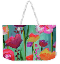 Load image into Gallery viewer, Floral Abyss - Weekender Tote Bag