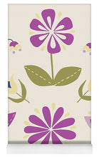 Load image into Gallery viewer, Folk Flower Pattern in Beige and Purple - Yoga Mat
