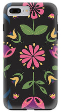 Load image into Gallery viewer, Folk Flower Pattern in Black and Pink - Phone Case