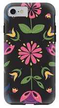 Load image into Gallery viewer, Folk Flower Pattern in Black and Pink - Phone Case