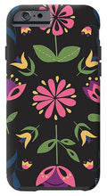 Load image into Gallery viewer, Folk Flower Pattern in Black and Pink - Phone Case