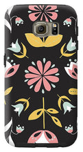 Load image into Gallery viewer, Folk Flower Pattern in Black and White - Phone Case