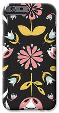 Load image into Gallery viewer, Folk Flower Pattern in Black and White - Phone Case