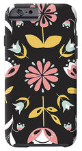 Load image into Gallery viewer, Folk Flower Pattern in Black and White - Phone Case