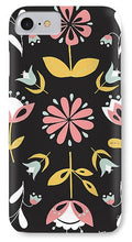 Load image into Gallery viewer, Folk Flower Pattern in Black and White - Phone Case