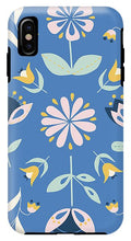 Load image into Gallery viewer, Folk Flower Pattern in Blue - Phone Case