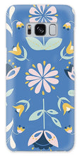 Load image into Gallery viewer, Folk Flower Pattern in Blue - Phone Case