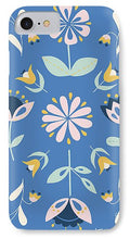 Load image into Gallery viewer, Folk Flower Pattern in Blue - Phone Case
