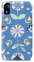 Load image into Gallery viewer, Folk Flower Pattern in Blue - Phone Case