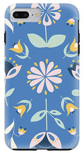 Load image into Gallery viewer, Folk Flower Pattern in Blue - Phone Case