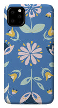 Load image into Gallery viewer, Folk Flower Pattern in Blue - Phone Case