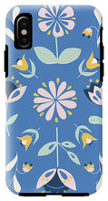 Load image into Gallery viewer, Folk Flower Pattern in Blue - Phone Case
