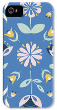 Load image into Gallery viewer, Folk Flower Pattern in Blue - Phone Case