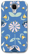 Load image into Gallery viewer, Folk Flower Pattern in Blue - Phone Case