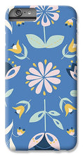 Load image into Gallery viewer, Folk Flower Pattern in Blue - Phone Case