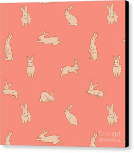 Funny Bunnies - Canvas Print