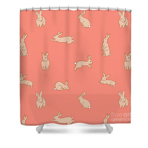 Funny Bunnies - Shower Curtain