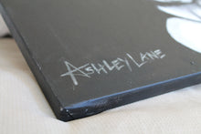 Load image into Gallery viewer, original John Lennon and Yoko Ono black and white painting canvas