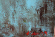 Load image into Gallery viewer, Young Love - original painting of giraffe mom and baby