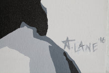 Load image into Gallery viewer, Prince original painting on canvas black and white