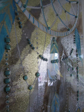 Load image into Gallery viewer, Sweet Dreams Resin Geode Dream Catcher Canvas Painting