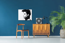 Load image into Gallery viewer, Prince original painting on canvas black and white