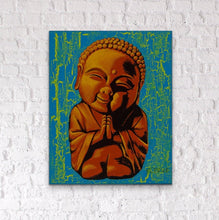 Load image into Gallery viewer, Baby Buddha original acrylic Painting
