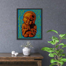 Load image into Gallery viewer, giclee fine art print of baby buddha original painting