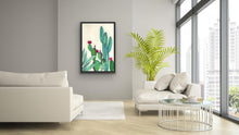 Load image into Gallery viewer, giclee fine art print of original resin art painting by ashley lane "Desert Calm"